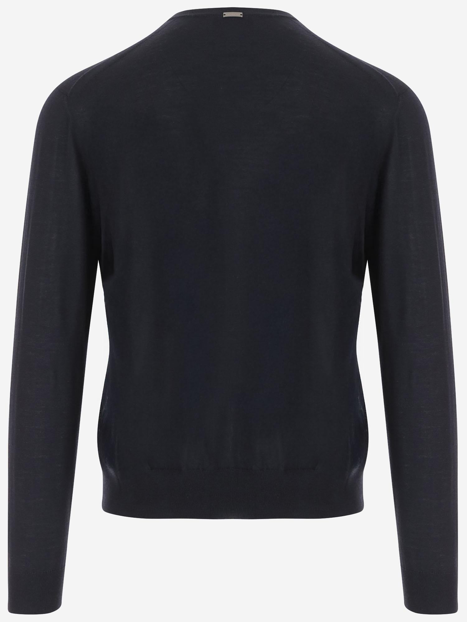 MAGLIA IN LANA E SETA MG000201U 700259280 HERNO 