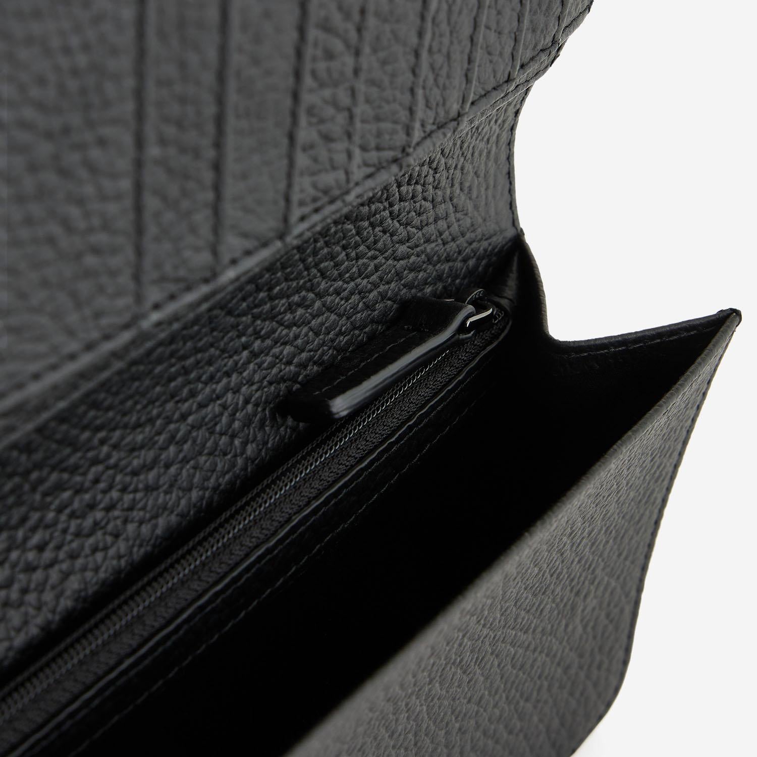 PORTAFOGLIO CON LOGO GOFFRATO IN PELLE EM001742 AF14774UC001 EMPORIO ARMANI 