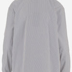 CAMICIA IN COTONE CON MOTIVO A RIGHE FS8318 AVJXF1UKD FENDI 