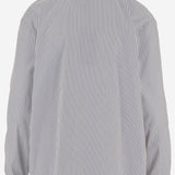 CAMICIA IN COTONE CON MOTIVO A RIGHE FS8318 AVJXF1UKD FENDI 