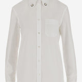 CAMICIA IN POPELINE DI COTONE 6B3AB7805A6 001 VALENTINO 
