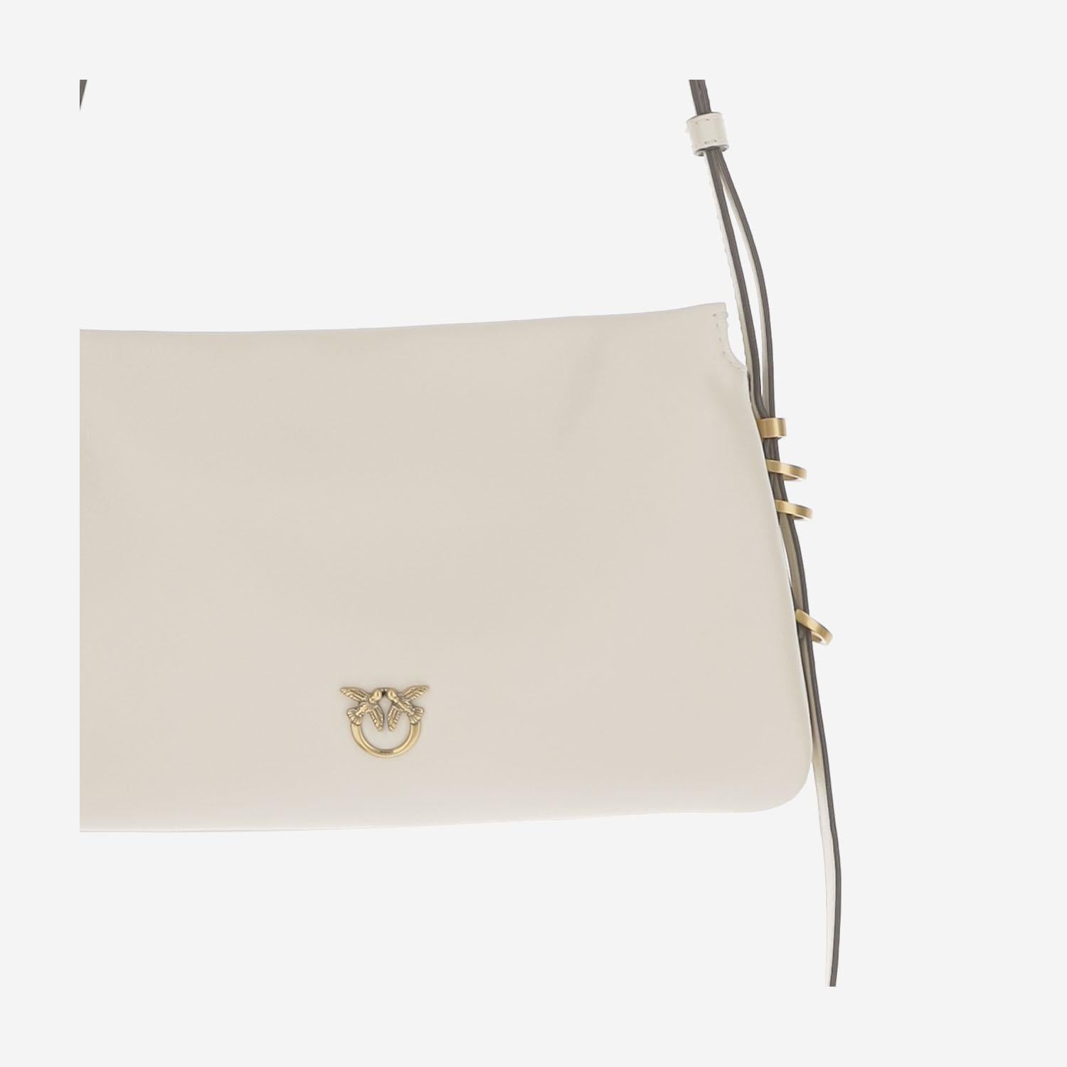 BORSA A TRACOLLA IN PELLE 105883 A0QOZ14Q PINKO 