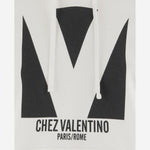FELPA IN COTONE CON STAMPA CHEZ VALENTINO 6B3MF24I960 A03 VALENTINO 
