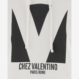 FELPA IN COTONE CON STAMPA CHEZ VALENTINO 6B3MF24I960 A03 VALENTINO 