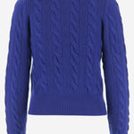 CARDIGAN IN LANA E CASHMERE CON LOGO 211972104 010 POLO RALPH LAUREN 