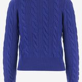 CARDIGAN IN LANA E CASHMERE CON LOGO 211972104 010 POLO RALPH LAUREN 