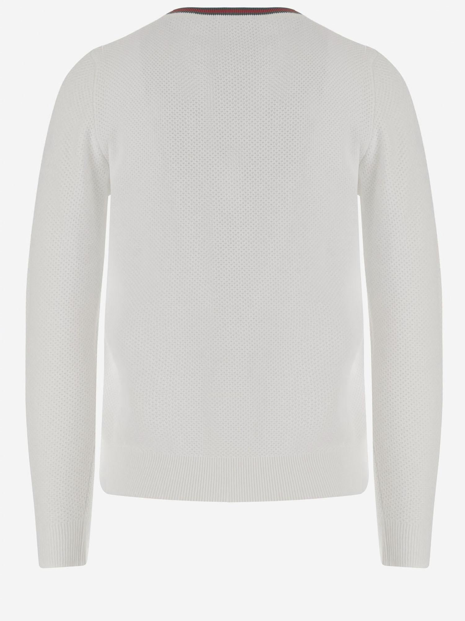 PULLOVER IN MISTO COTONE <BR/> 807873 XKEIS9060 GUCCI KIDS 
