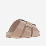 SANDALI NU PIEDS 05 STRAPPY IN PELLE LUCIDA 571952 B8I009935 SAINT LAURENT 