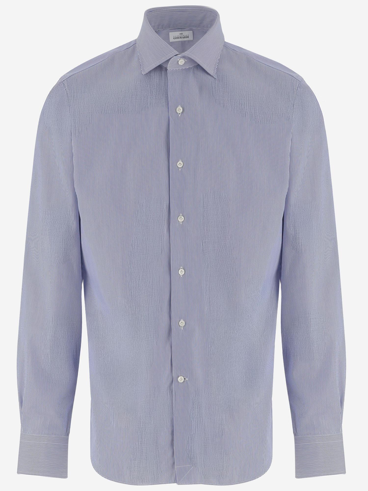 CAMICIA IN COTONE CON MOTIVO A RIGHE BP12G7T W015607 GHERARDI 