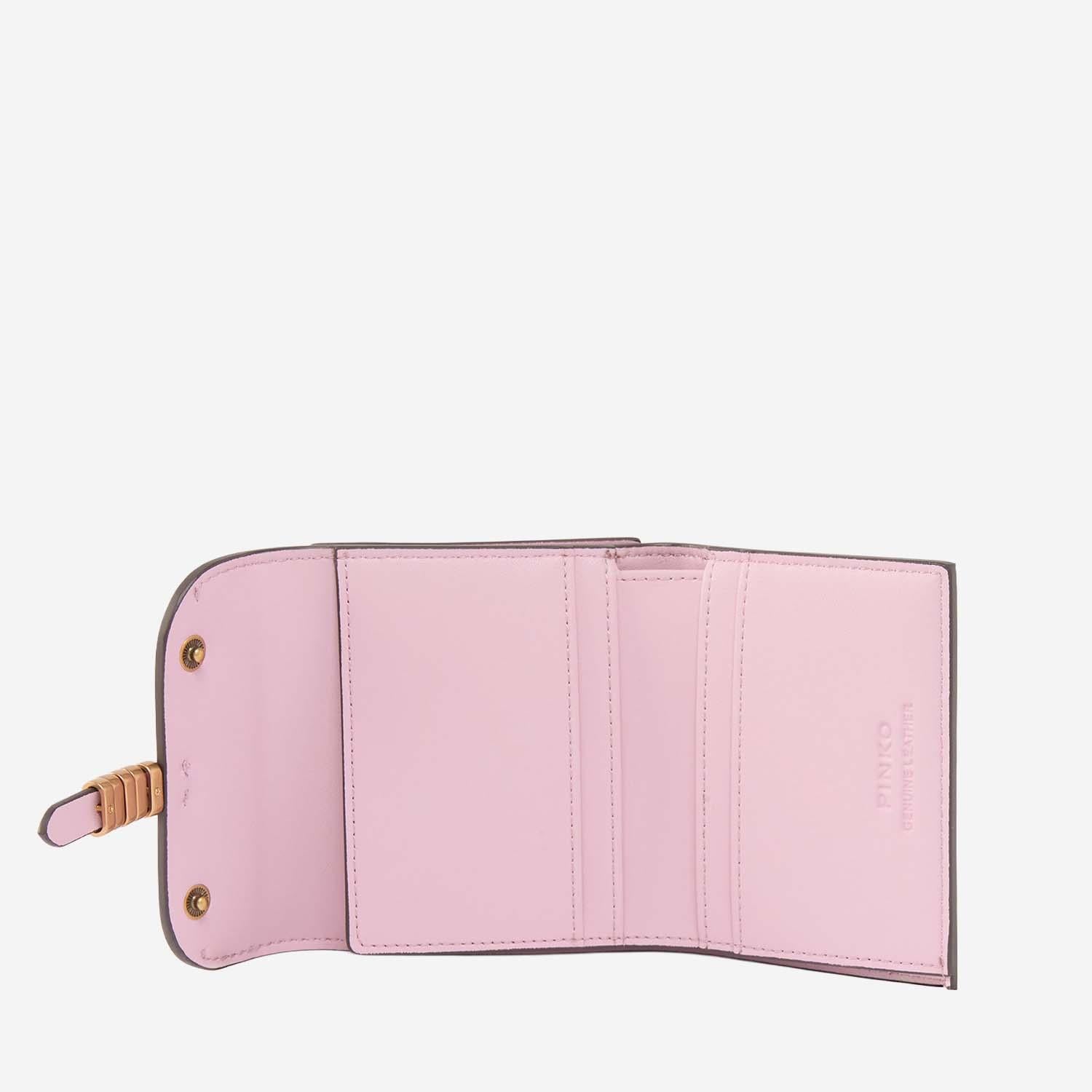 PORTAFOGLIO IN PELLE CON LETTERING PINKO 106189 A0QOP26Q PINKO 