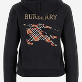 FELPA IN COTONE CON LOGO 8110966 BLACK BURBERRY 