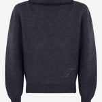 Maglione con dolcevita ampio in lana e cashmere SWW00624AK00278 970 JACQUEMUS 