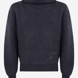 Maglione con dolcevita ampio in lana e cashmere SWW00624AK00278 970 JACQUEMUS 