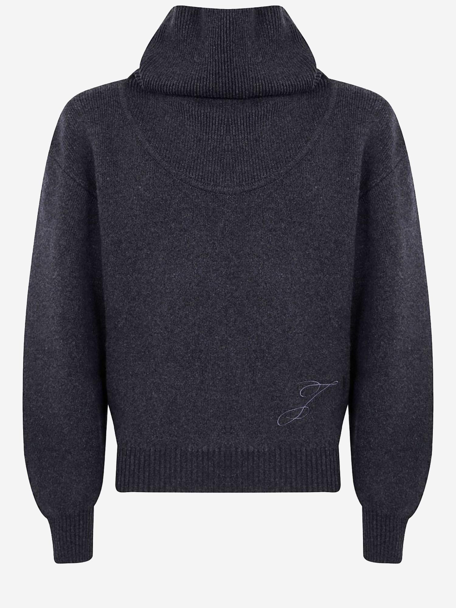 Maglione con dolcevita ampio in lana e cashmere SWW00624AK00278 970 JACQUEMUS 