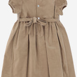 ABITO IN COTONE STRETCH CON SMOCK LILLI 56 NICOLETTA FANNA KIDS 
