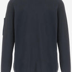 MAGLIA IN COTONE CON LOGO 20CMKN105A 006323O888 CP COMPANY 