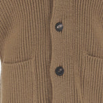 CARDIGAN JACKSON IN LANA STRETCH JACKSON PWI2501CAMEL TAGLIATORE 