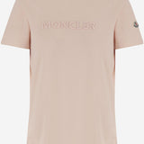 T-SHIRT IN COTONE CON LOGO 8C00012 89AUO519 MONCLER 