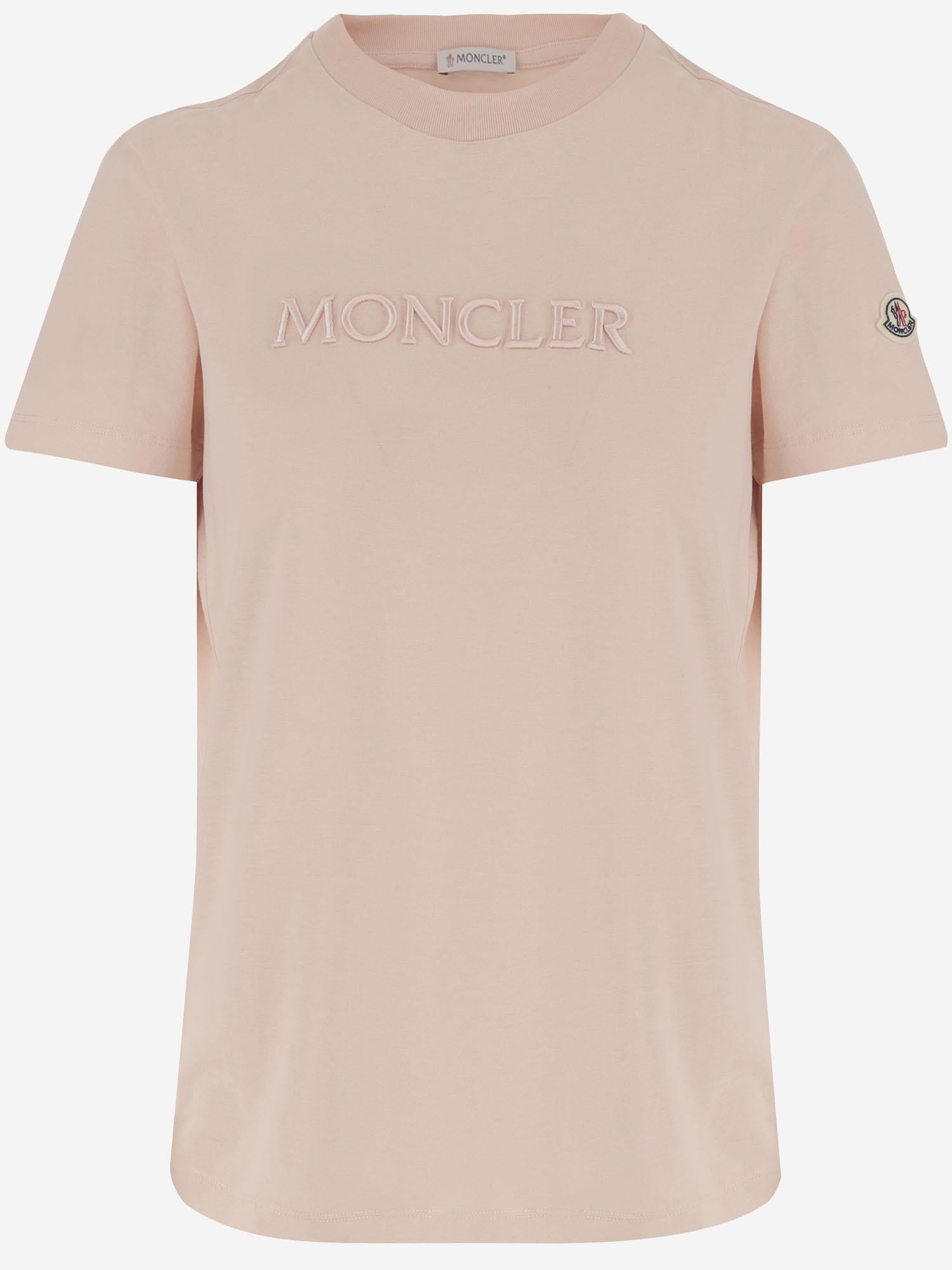 T-SHIRT IN COTONE CON LOGO 8C00012 89AUO519 MONCLER 