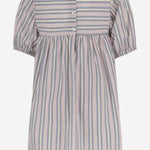 Abito in cotone stretch a righe 01618133 361 BABE & TESS KIDS 
