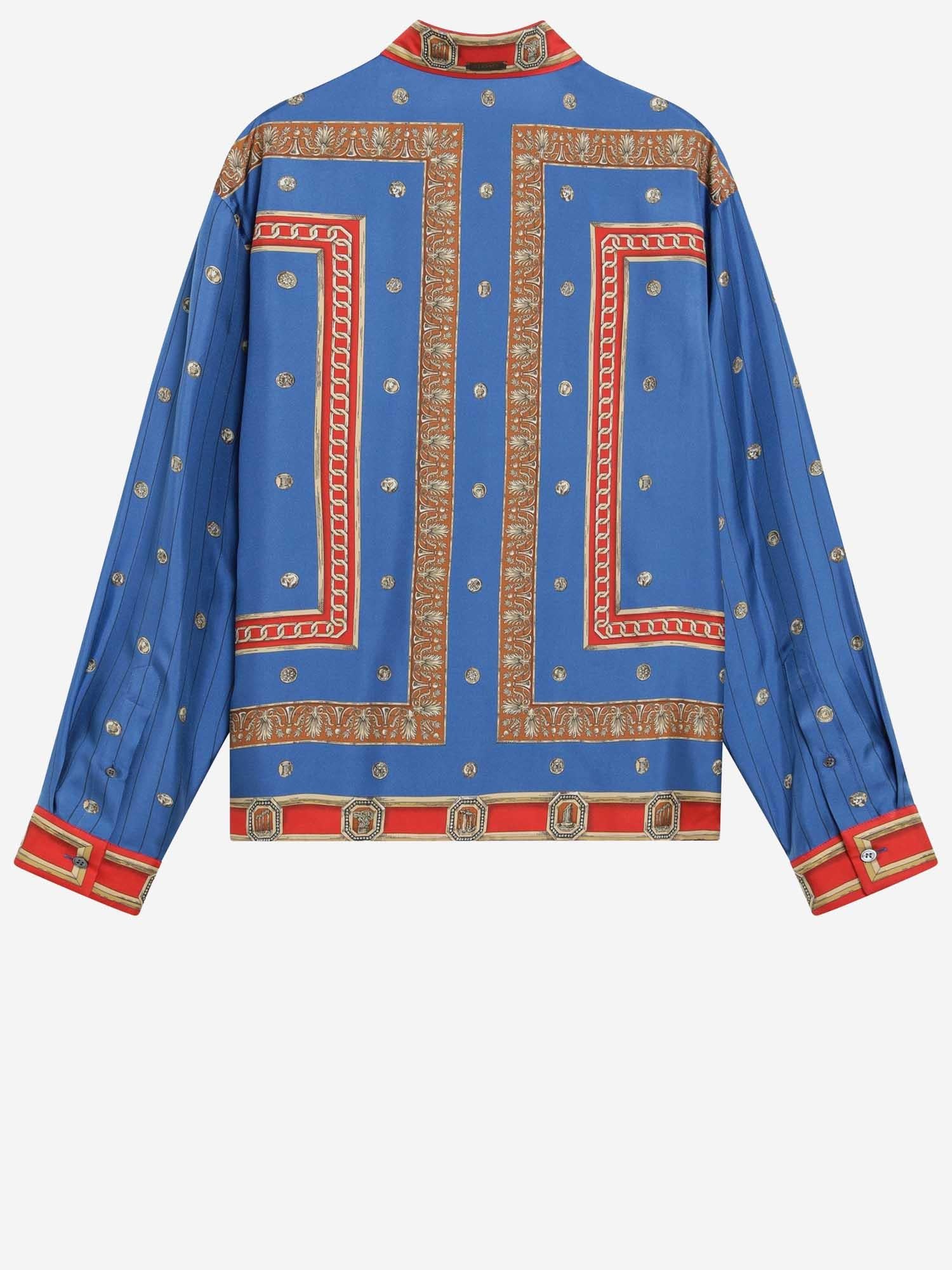 CAMICIA IN SETA CON STAMPA THE RINGMASTER 1024520 1A179535UJ30 VERSACE 