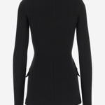 GIACCA DOPPIOPETTO IN PANNO LANA F27HDT HU2BBN0000 DOLCE & GABBANA 