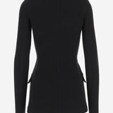 GIACCA DOPPIOPETTO IN PANNO LANA F27HDT HU2BBN0000 DOLCE & GABBANA 