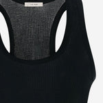 CANOTTA CENDREA IN COTONE 10977K776 BLK THE ROW 