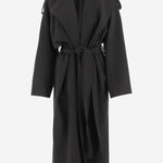 Trench nero in nylon 4455 41790019 F.IT 