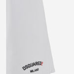 PANTALONI CORTI IN COTONE CON LOGO S74MU0894 S25539100 DSQUARED2 