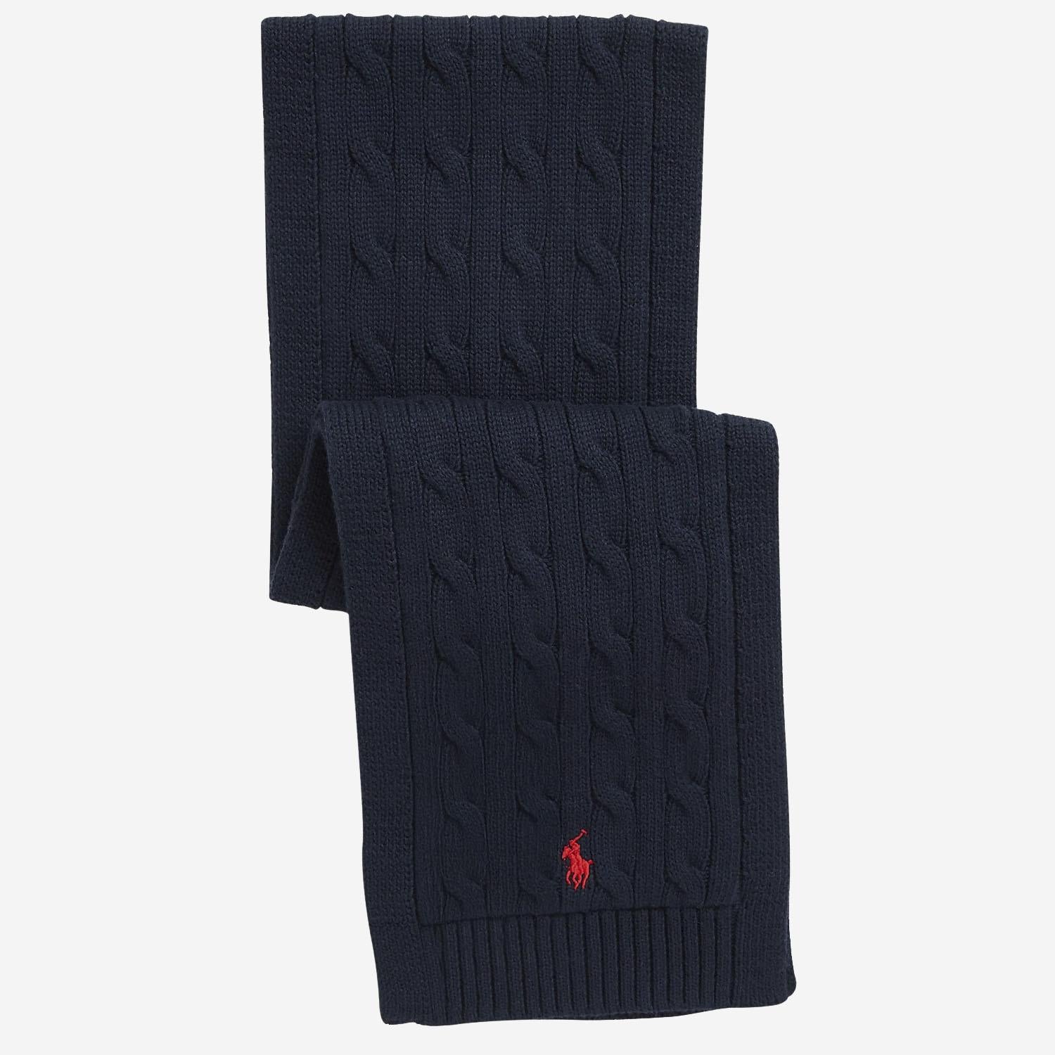 SCIARPA IN COTONE CON LOGO 323953206 001 POLO RALPH LAUREN KIDS 