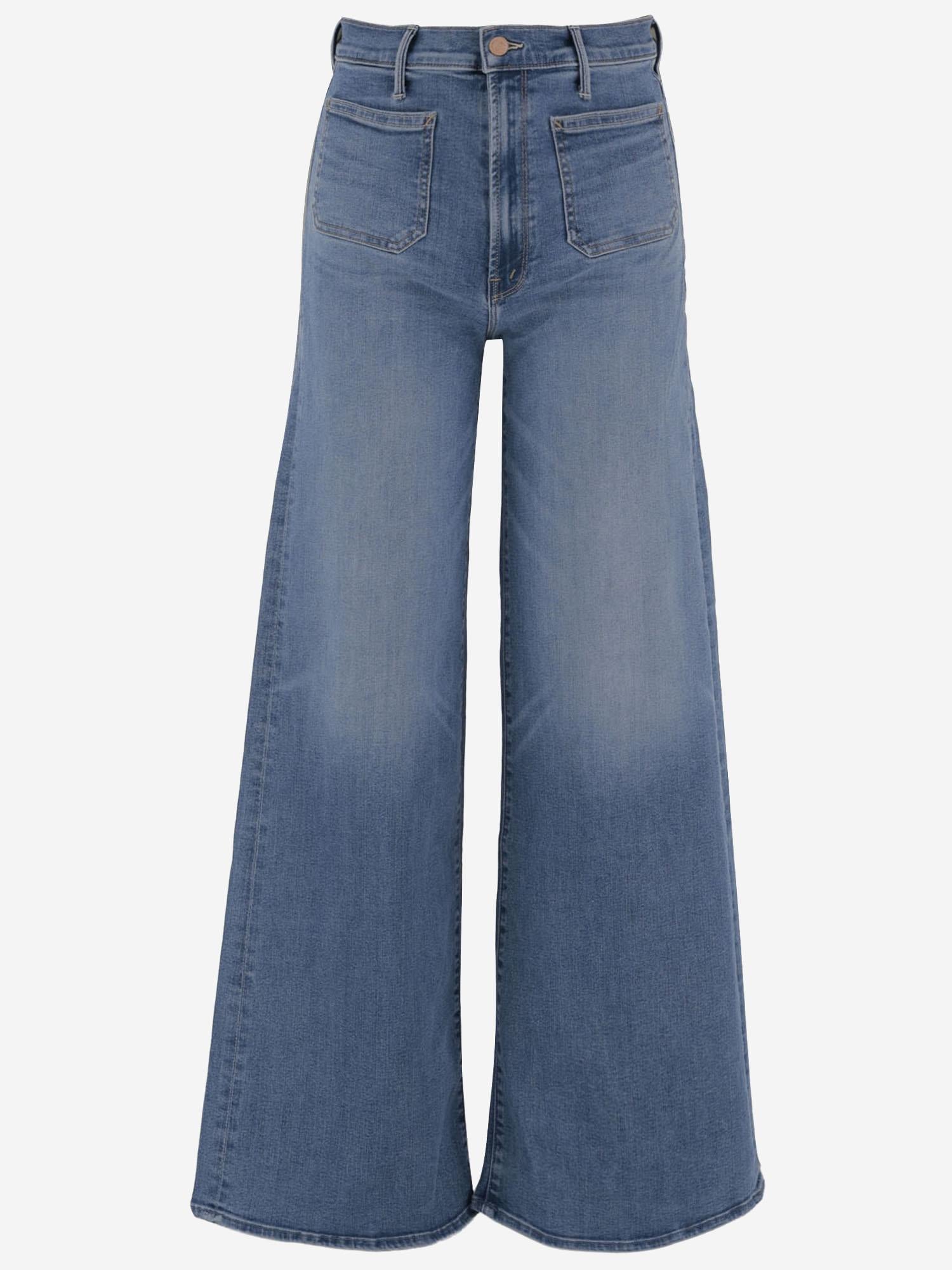 JEANS CON GAMBA AMPIA IN MISTO COTONE STRETCH 10765 2104RHL MOTHER 