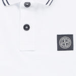 POLO IN COTONE STRETCH CON LOGO 2200001 S0018V1001 STONE ISLAND KIDS 