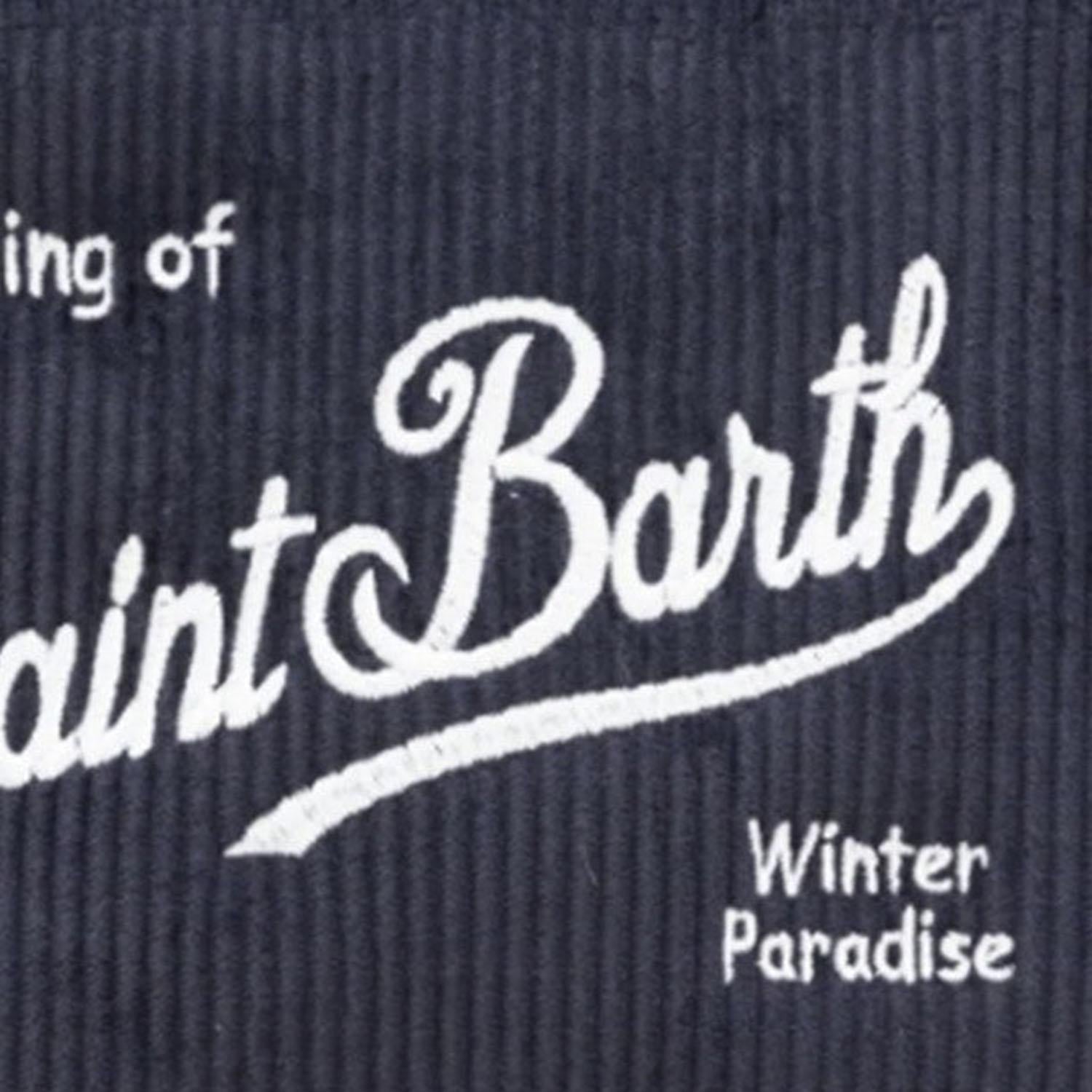 POCHETTE ALINE Corduroy CON LOGO ALI0024 00164I MC2 SAINT BARTH 