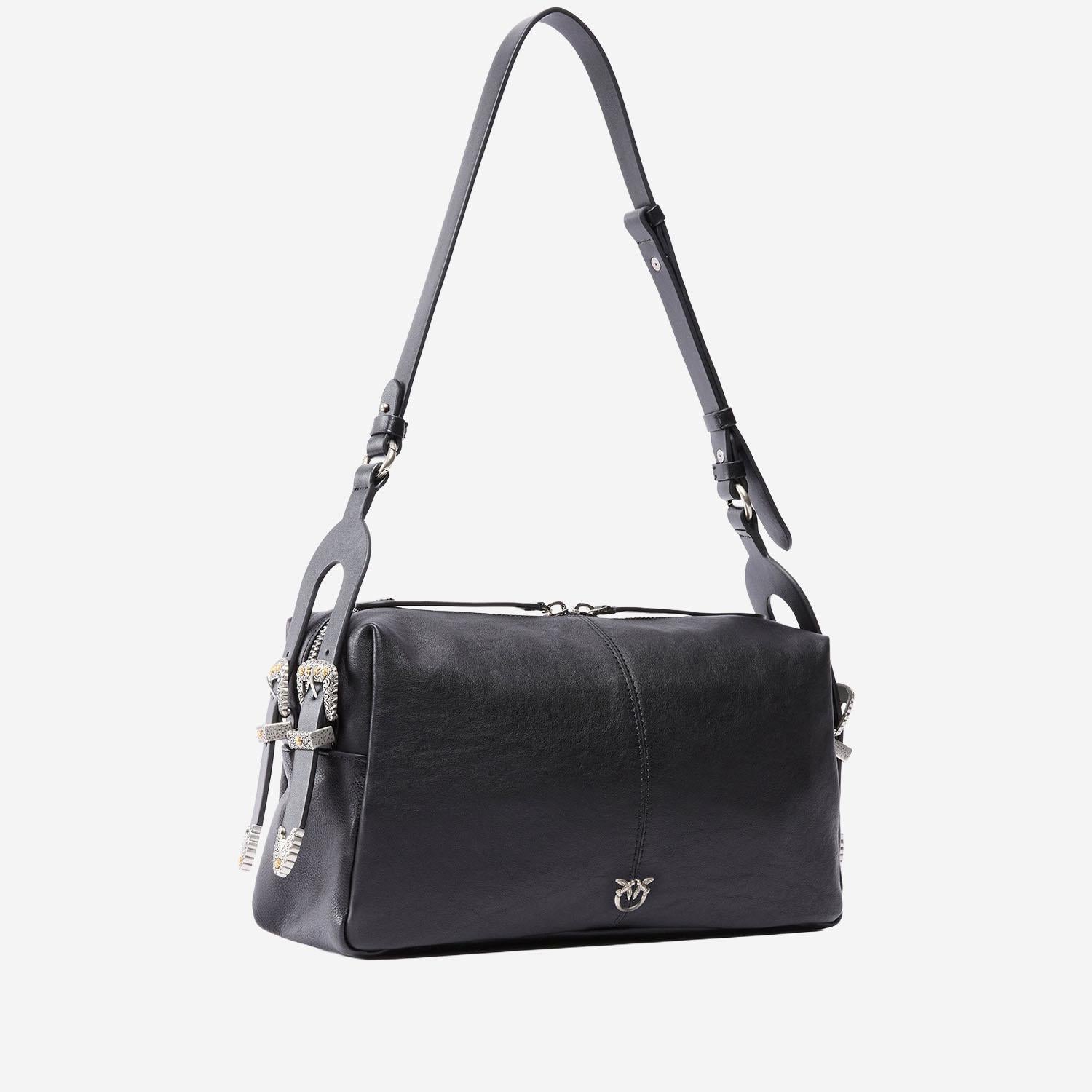 BORSA MEDIA KEEPER IN PELLE NEW BICKER 106676 A2JGZ99O PINKO 