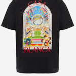 T-SHIRT IN COTONE CON STAMPA MSS26JTS001 09 CASABLANCA 