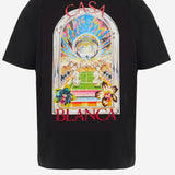 T-SHIRT IN COTONE CON STAMPA MSS26JTS001 09 CASABLANCA 