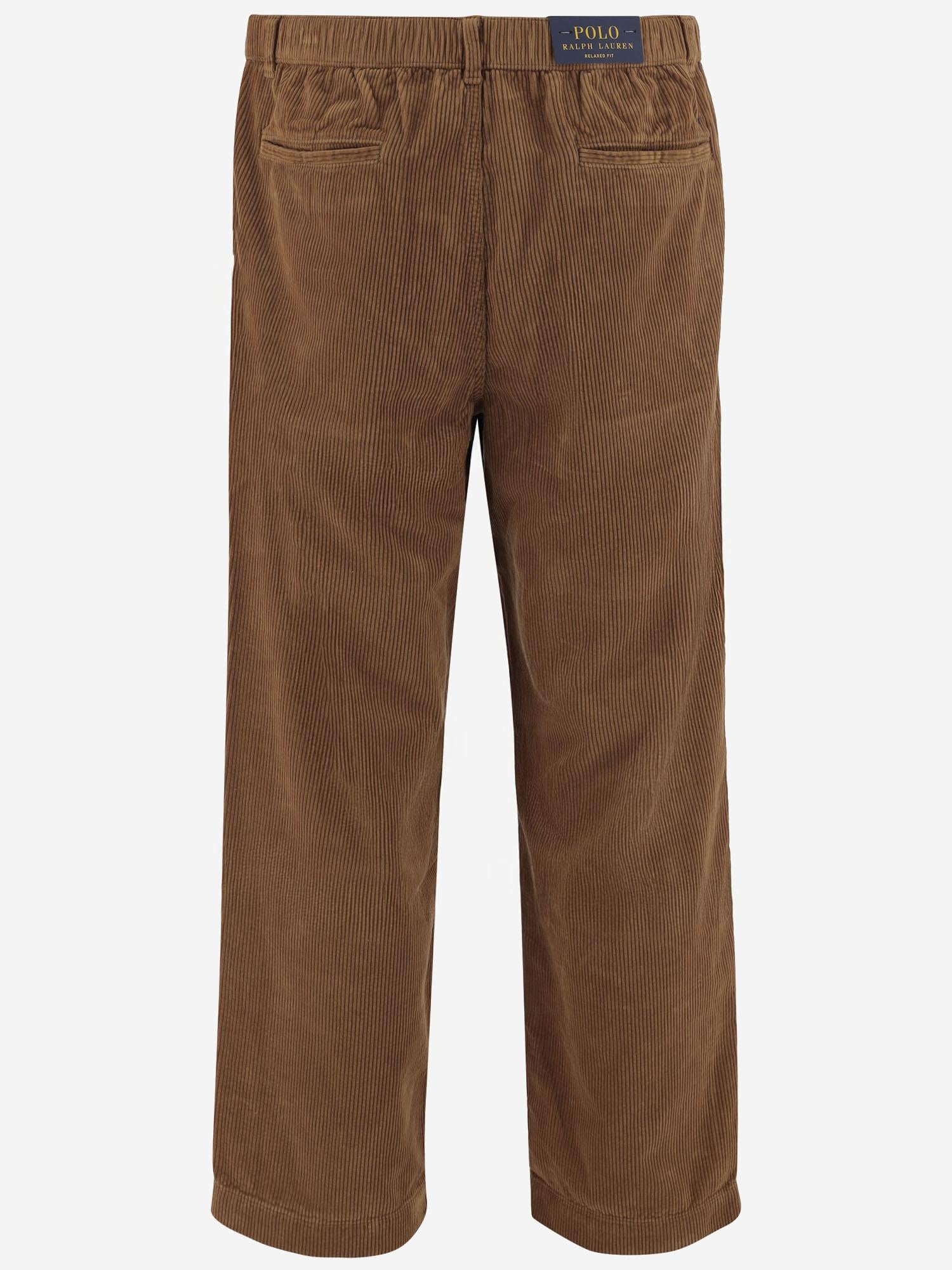 PANTALONI IN VELLUTO DI COTONE 710944489 007 POLO RALPH LAUREN 