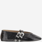 BALLERINE CLAUDIA IN PELLE LAMINATA BCSNPLBLA BLA LE MONDE BERYL 