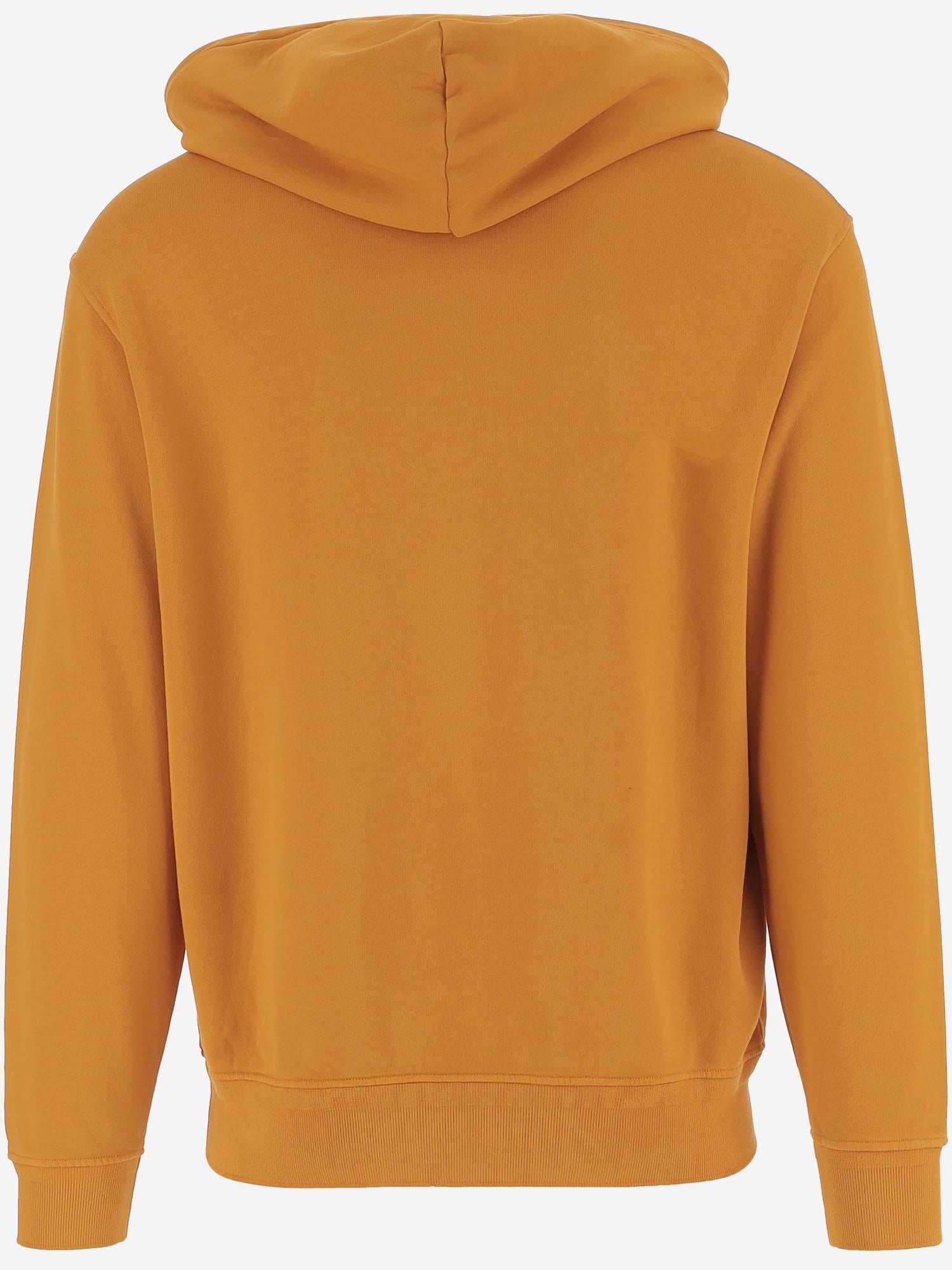 FELPA IN COTONE CON LOGO 20CMSS037B 110044R436 CP COMPANY 