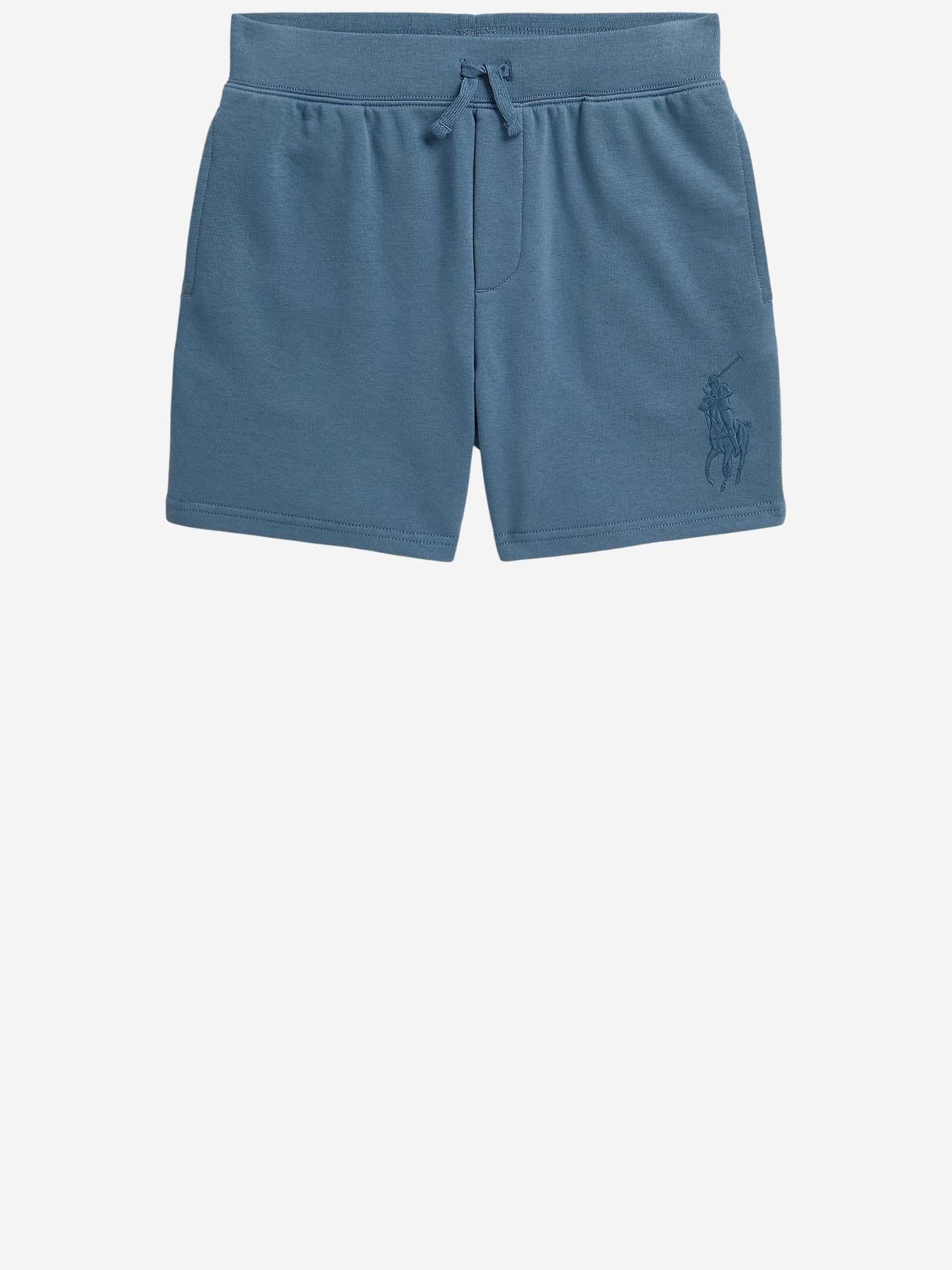 PANTALONI CORTI IN COTONE CON LOGO 323A12258 001 POLO RALPH LAUREN KIDS 