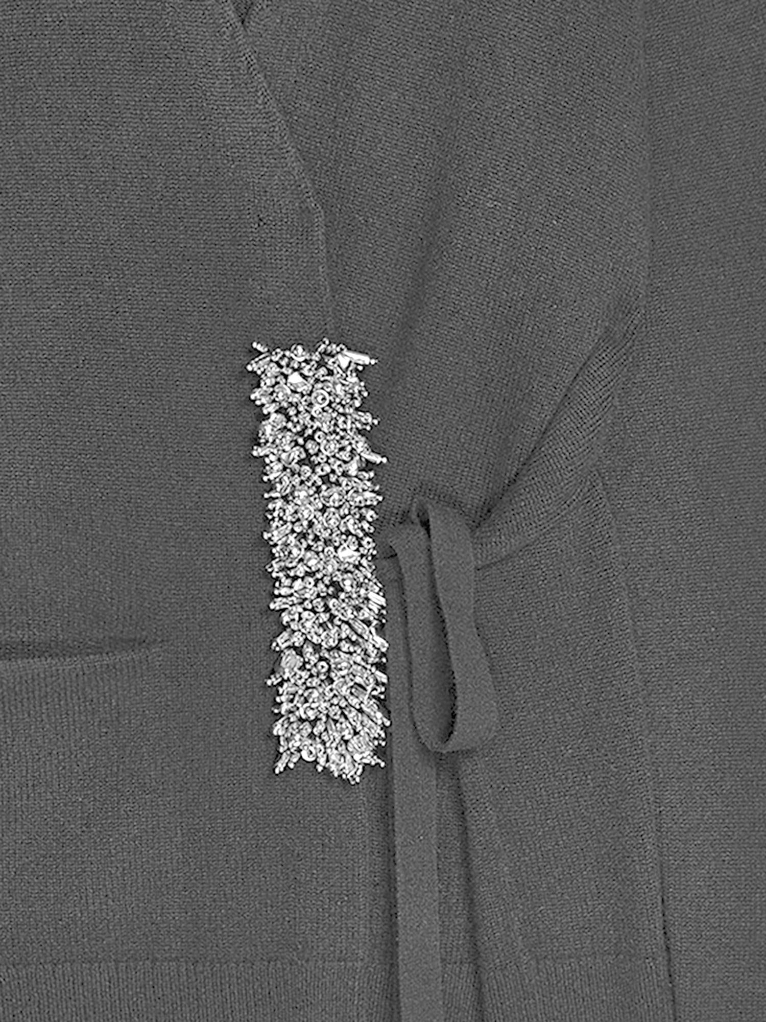 CARDIGAN IN CASHMERE CON CHIUSURA LATERALE 011224 2704803 DRIES VAN NOTEN 