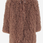 CAPPOTTO FUNKY IN NYLON CON MOTIVO DI PELLICCIA 31548071 069 BABE & TESS BAMBINO 