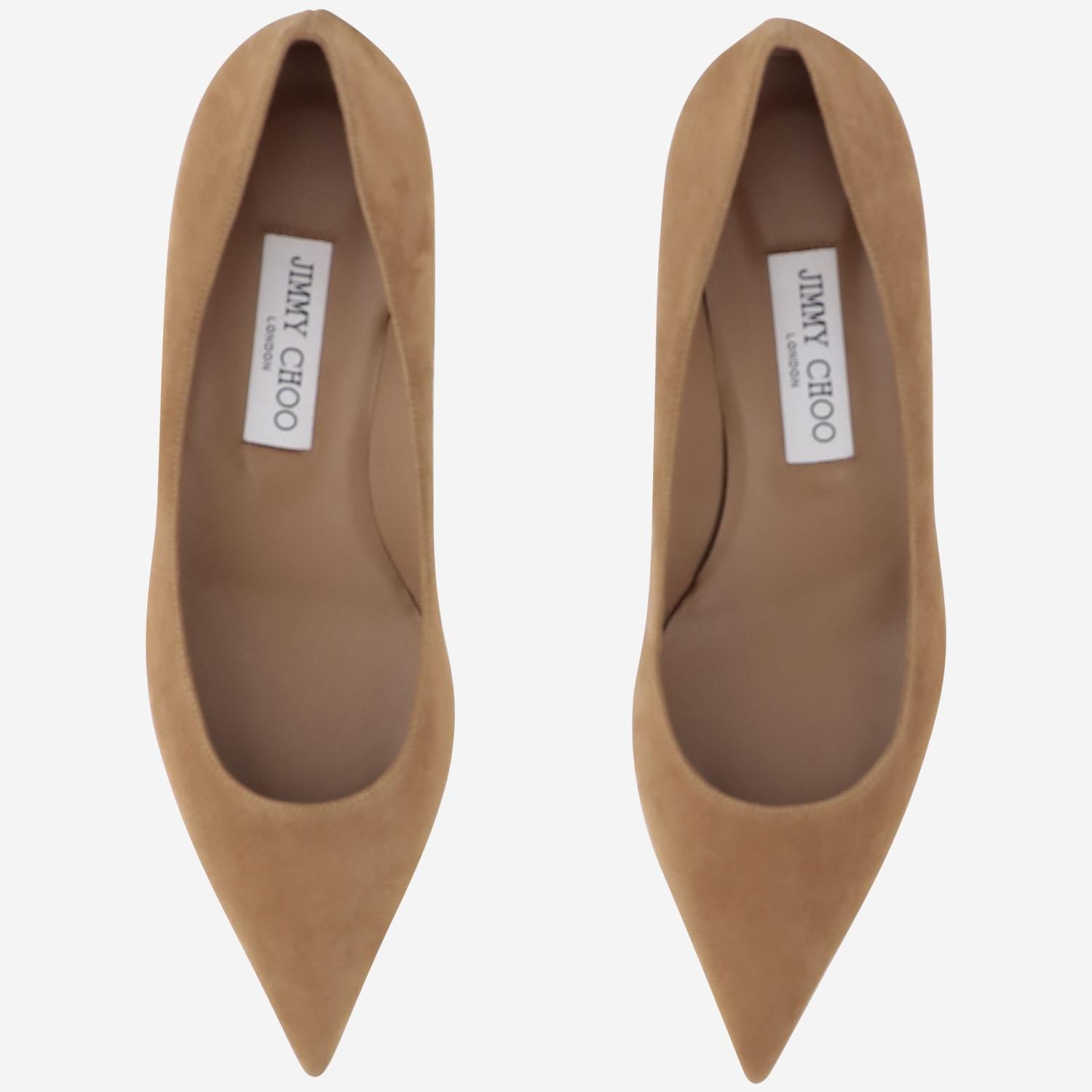 Décolleté Amelia in suede AMELIA SUETOFFEE JIMMY CHOO 