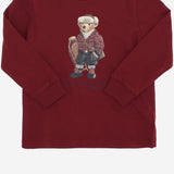FELPA IN COTONE CON STAMPA POLO BEAR 320981265 001 POLO RALPH LAUREN KIDS 