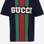 T-SHIRT IN COTONE CON LOGO 575114 XJGN74392 GUCCI KIDS 