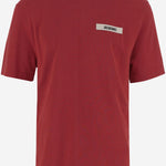 T-SHIRT IN COTONE CON LOGO TSM00133AJ00226 480 JACQUEMUS 