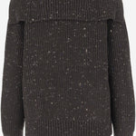 Cardigan in lana a coste 838107 V5LV02113 BOTTEGA VENETA 