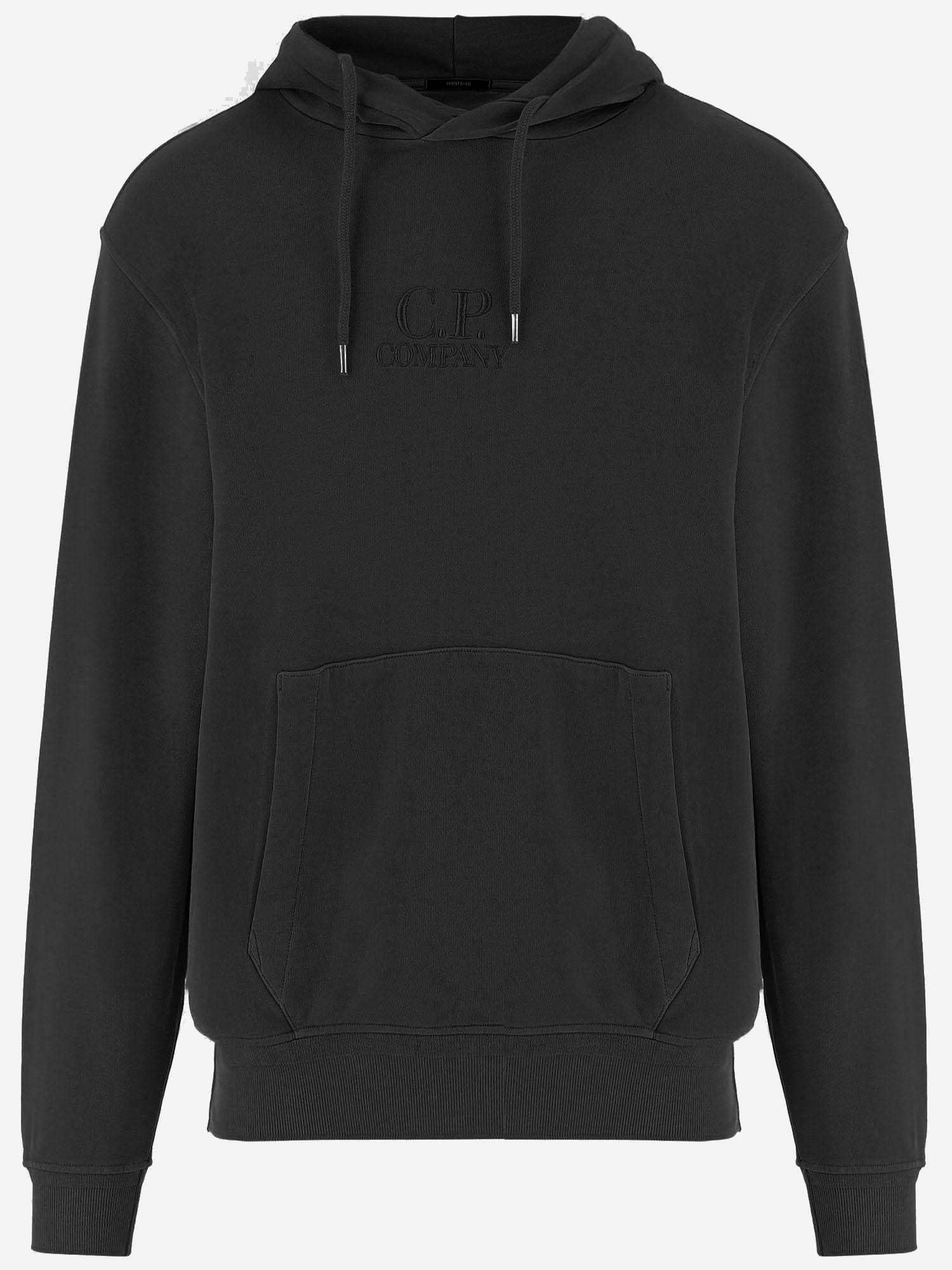 FELPA IN COTONE CON LOGO 20CMSS037B 110044G999 CP COMPANY 
