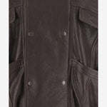 Bomber in pelle a palloncino 836513 YCNF22509 SAINT LAURENT 